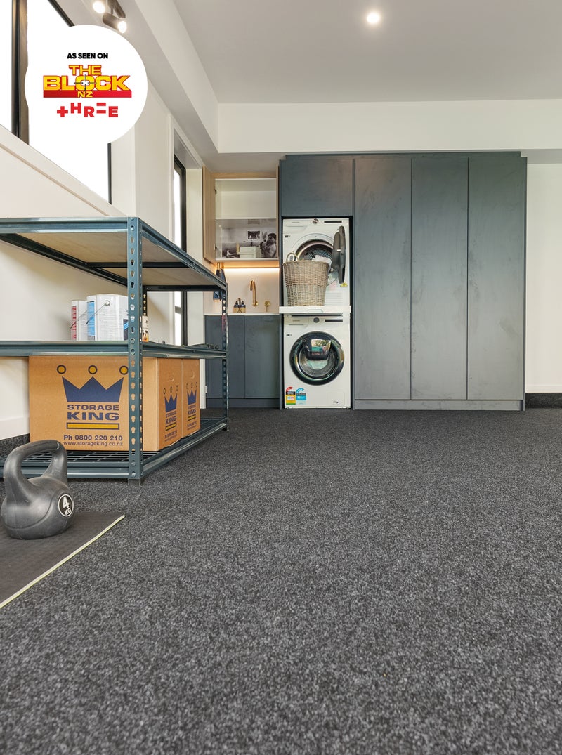 Flooring Xtra  Three's The Block NZ: Garages & Laundries